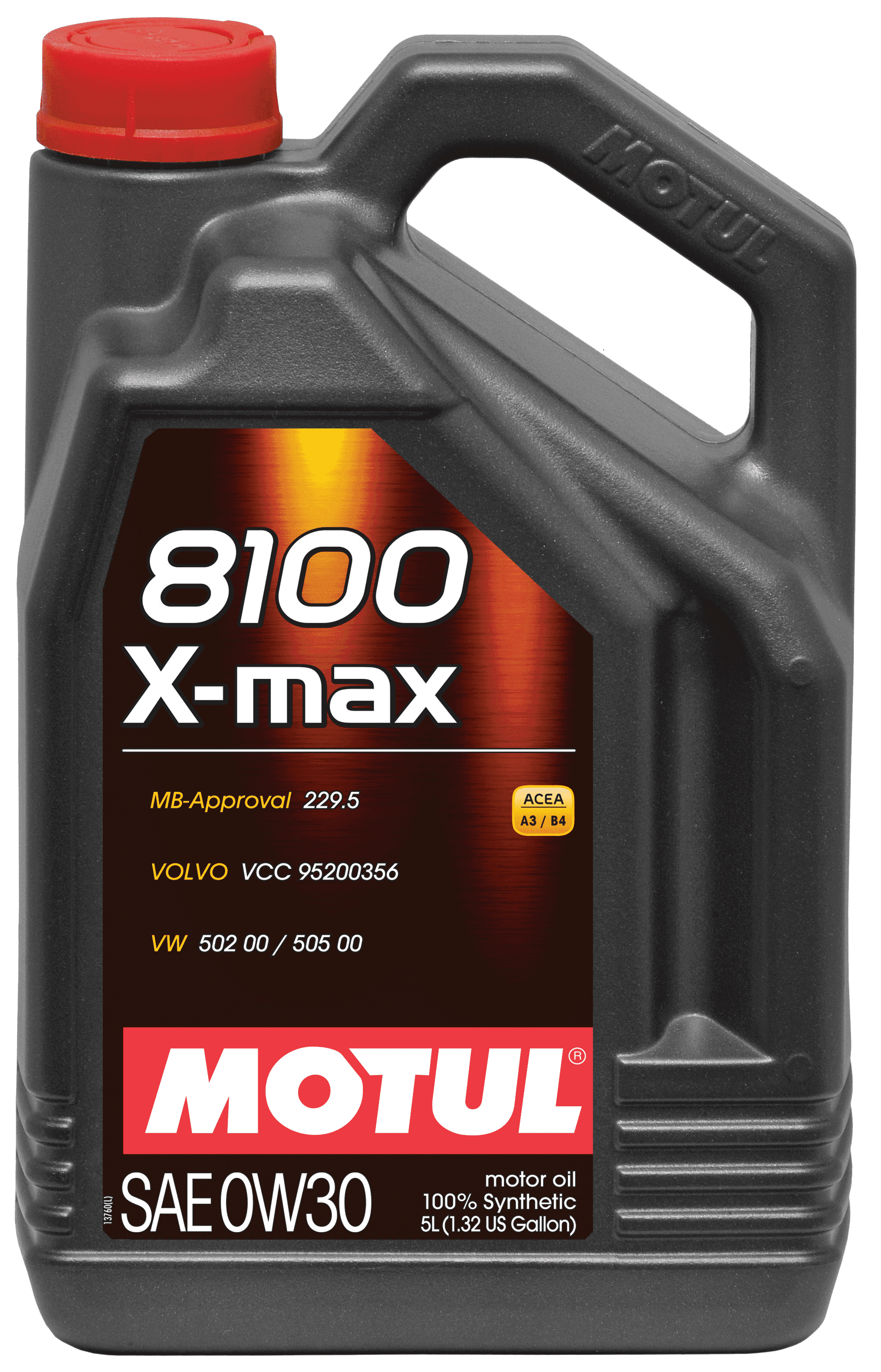 Моторное масло Motul 8100 X-MAX 0W-30, 5л